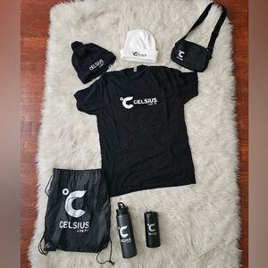 Celsius live fit LARGE T & accessories.